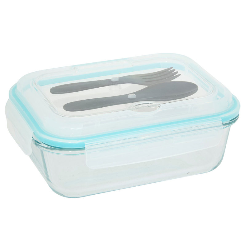 Φαγητοδοχείο Με Κουτάλι & Πιρούνι (Σετ) 1lt F-V Clipeat 203073