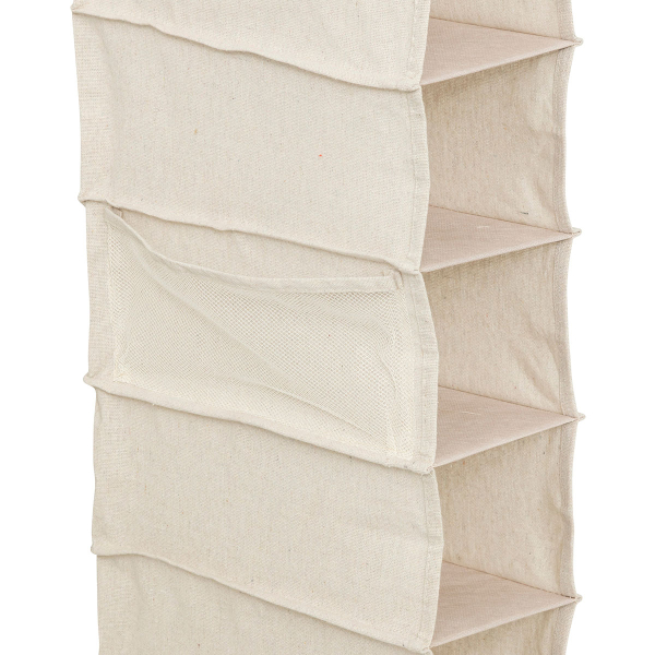 Κρεμαστή Θήκη Αποθήκευσης Ρούχων 10 Θέσεων (29.5x15.5x128) F-V Dressy 209323