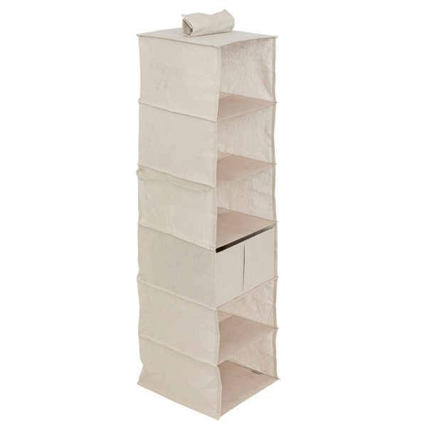 Κρεμαστή Θήκη Αποθήκευσης Ρούχων 6 Θέσεων (30x30x127) F-V Dressy 209324