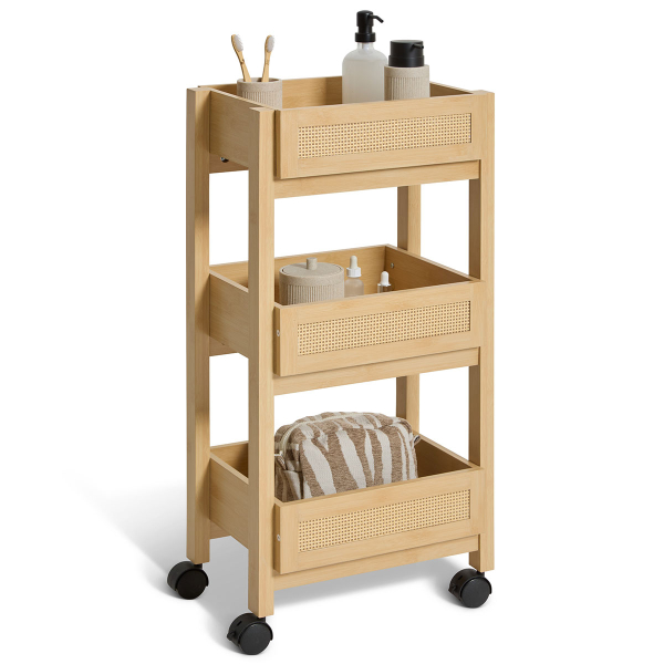 Τρόλεϊ/Ραφιέρα 3 Θέσεων (39.6x30x85.5) F-V Cane 206959