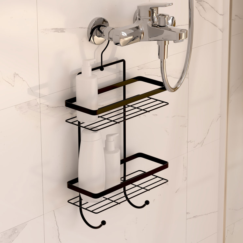 Ραφιέρα Μπάνιου Διπλή (25.5x12x31) F-V Venterra 206987