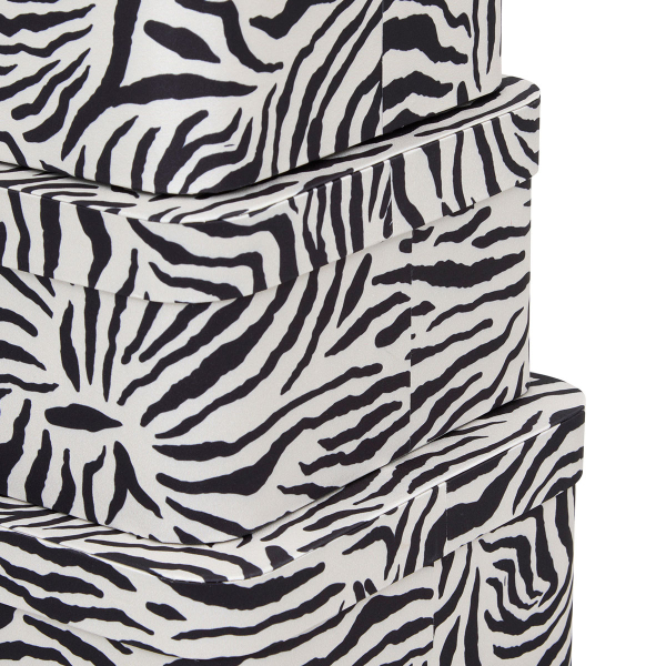 Κουτιά Αποθήκευσης (Σετ 4τμχ) F-V Polybox Zebra 209366