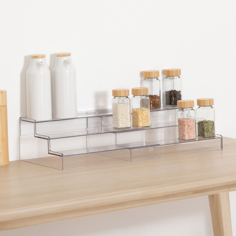 Ράφι Οργάνωσης Για Βάζα & Μπαχαρικά Επεκτεινόμενο (31-57.7x22.8x11.8) F-V Spice Rack 190151