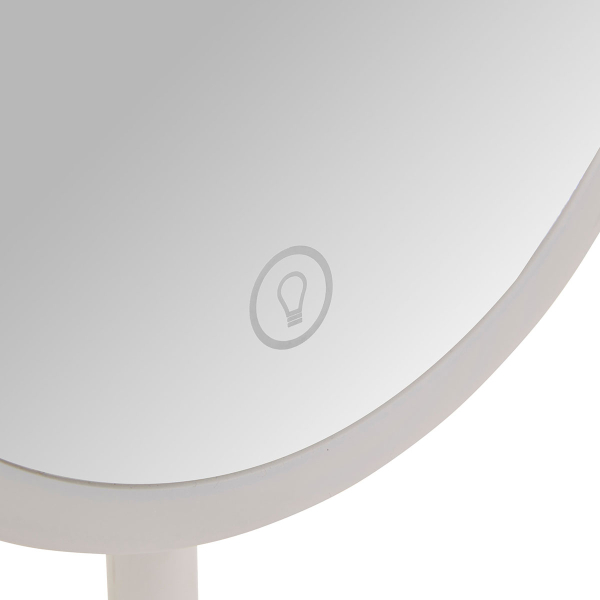 Επιτραπέζιος Καθρέφτης Με Led & Ραφάκι (16.8x16.8x29) F-V Illuminated 211439