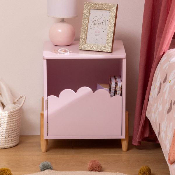 Παιδικό Κομοδίνο Με Ντουλάπι (35.5x33x40) A-S Douceur Pink 205877C