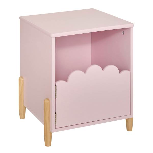 Παιδικό Κομοδίνο Με Ντουλάπι (35.5x33x40) A-S Douceur Pink 205877C