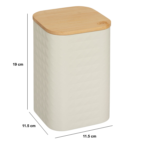 Δοχείο Αποθήκευσης 2lt Με Αεροστεγές Κλείσιμο F-V Sensia 209248 Beige