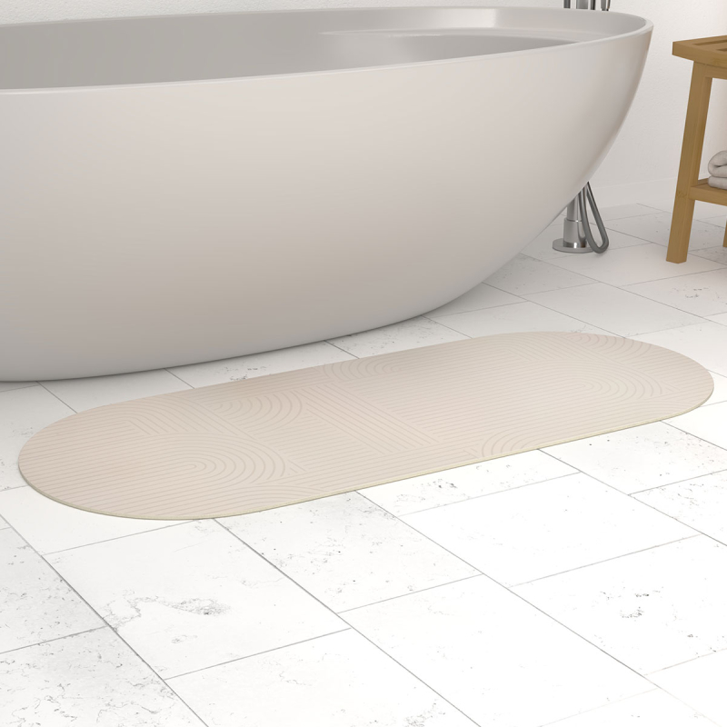 Πατάκι Μπάνιου Διατομίτη (50x120) F-V Mat Round 206746_3