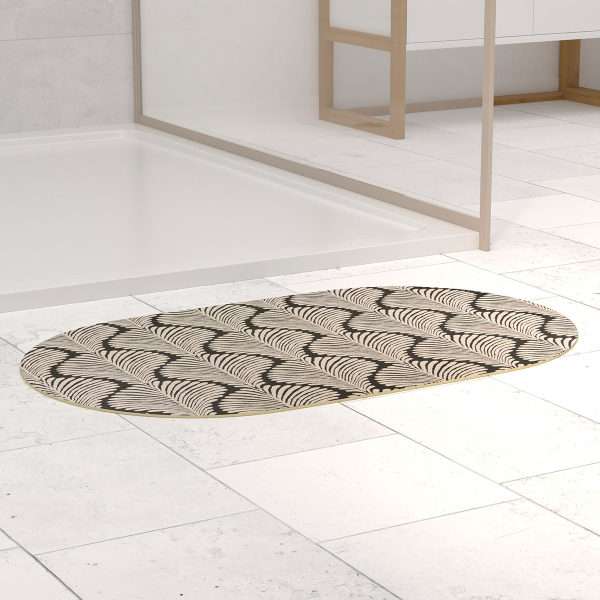 Πατάκι Μπάνιου Διατομίτη (45x75) F-V Mat Round 212006_1