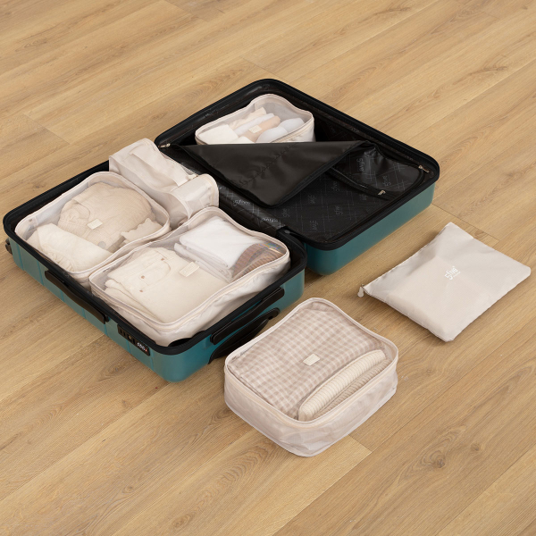 Θήκες Οργάνωσης Ταξιδίου (Σετ 6τμχ) F-V Aloha 209360 Beige