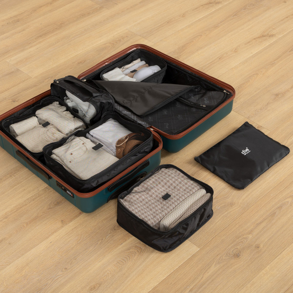 Θήκες Οργάνωσης Ταξιδίου (Σετ 6τμχ) F-V Aloha 209360 Black