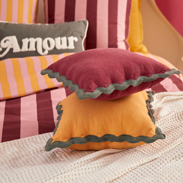 Διακοσμητικό Μαξιλάρι (38x38) A-S Cheri 212491A Grenat