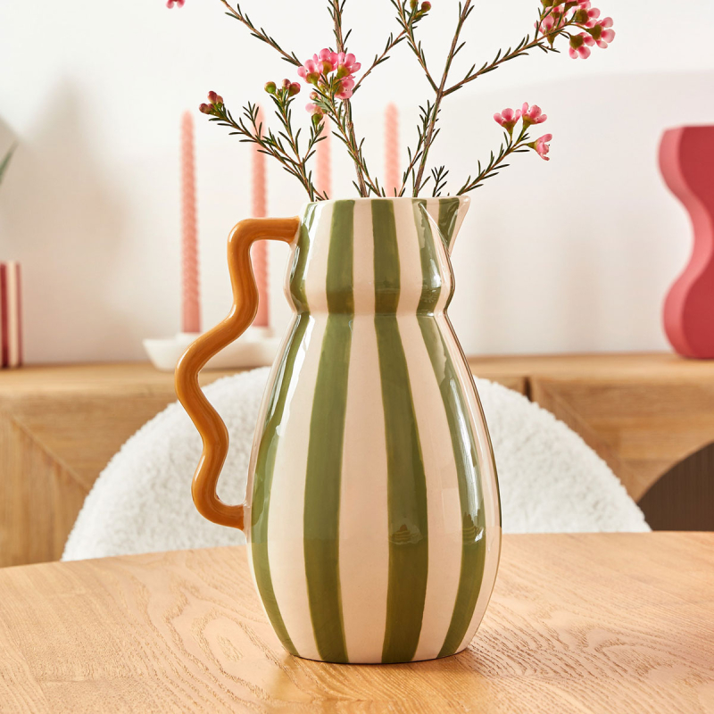 Διακοσμητικό Βάζο (15x12.5x21) A-S Cheri 210130 Green