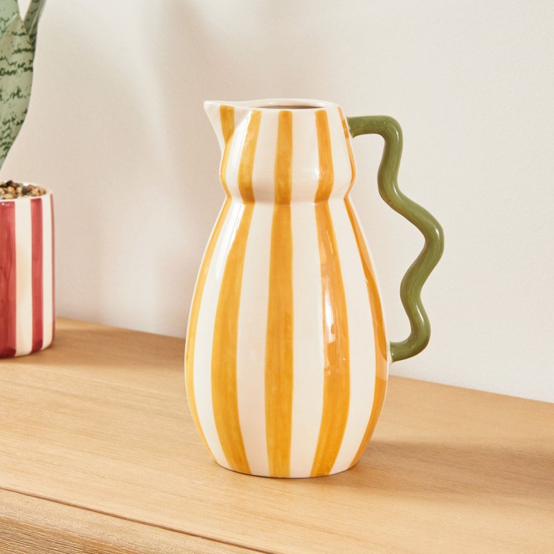 Διακοσμητικό Βάζο (15x12.5x21) A-S Cheri 210130 Yellow