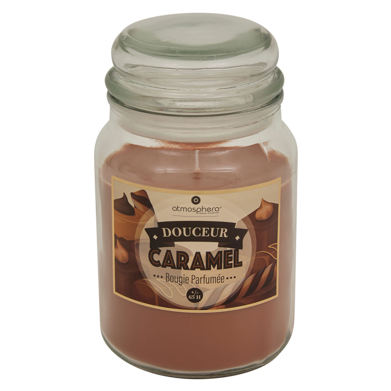 Κερί Αρωματικό 490gr (Φ9.7x16.5) A-S Eloa 211700BOX Caramel