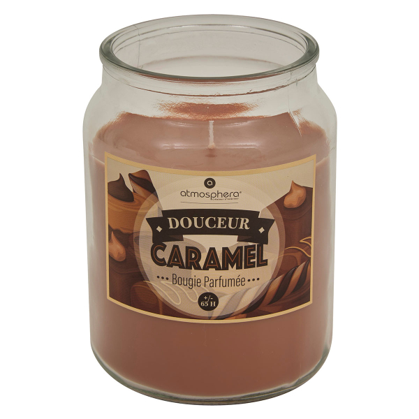 Κερί Αρωματικό 490gr (Φ9.7x16.5) A-S Eloa 211700BOX Caramel