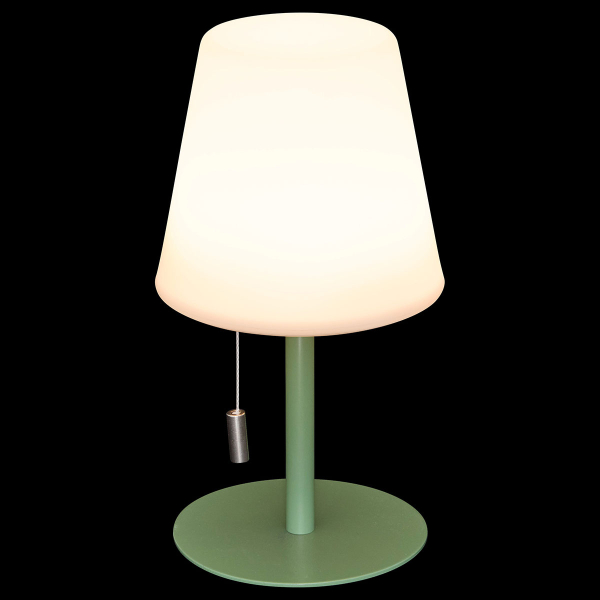 Επιτραπέζιο Φωτιστικό Επαναφορτιζόμενο LED (Φ11x20) A-S Zack 210370A Green