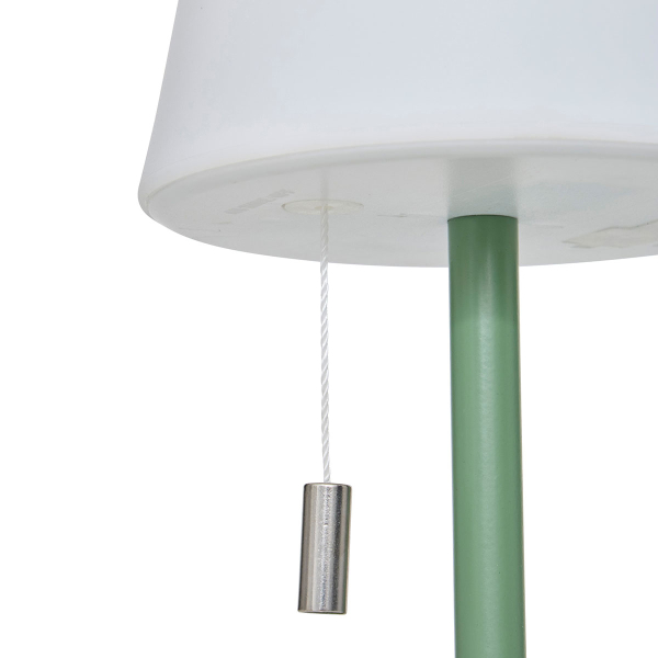 Επιτραπέζιο Φωτιστικό Επαναφορτιζόμενο LED (Φ11x20) A-S Zack 210370A Green