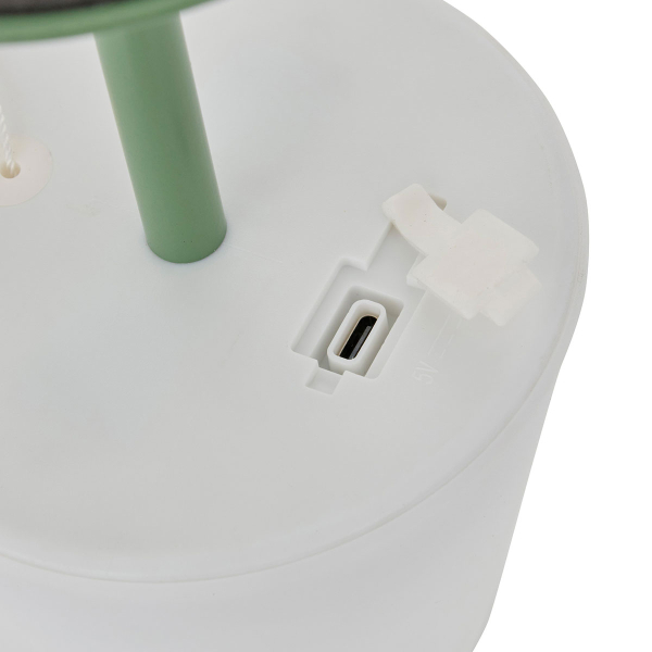 Επιτραπέζιο Φωτιστικό Επαναφορτιζόμενο LED (Φ11x20) A-S Zack 210370A Green