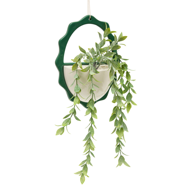 Τεχνητό Φυτό Σε Γλάστρα Κρεμαστό (19.5x9x52) A-S Cheri 206504 White