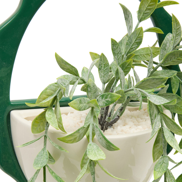 Τεχνητό Φυτό Σε Γλάστρα Κρεμαστό (19.5x9x52) A-S Cheri 206504 White