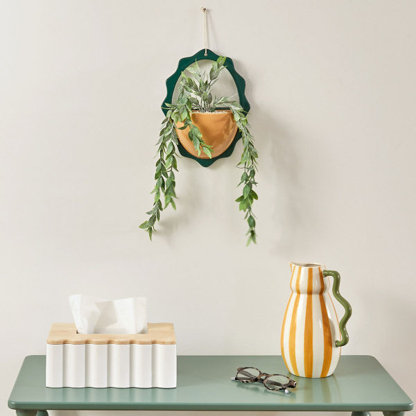 Τεχνητό Φυτό Σε Γλάστρα Κρεμαστό (19.5x9x52) A-S Cheri 206504 Ochre