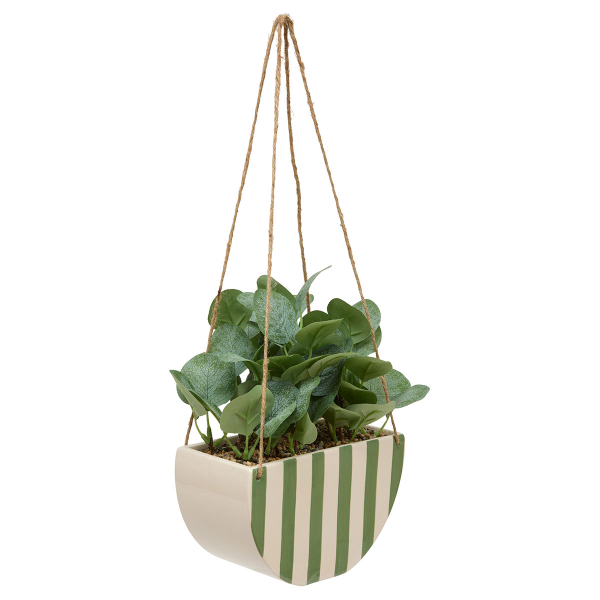 Τεχνητό Φυτό Σε Γλάστρα Κρεμαστό (21x10x27) A-S Cheri 210124 Green