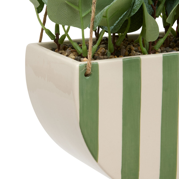 Τεχνητό Φυτό Σε Γλάστρα Κρεμαστό (21x10x27) A-S Cheri 210124 Green