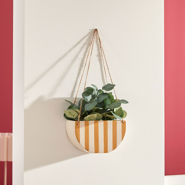 Τεχνητό Φυτό Σε Γλάστρα Κρεμαστό (21x10x27) A-S Cheri 210124 Yellow