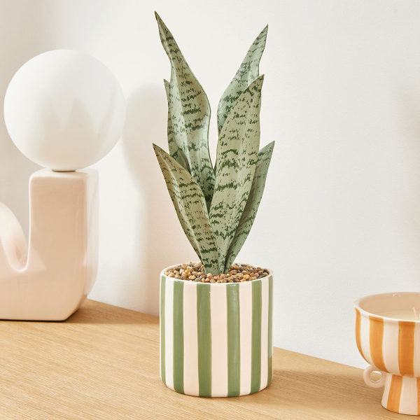 Τεχνητό Φυτό Σε Γλάστρα (Φ11.5x38) A-S Cheri 210126 Green