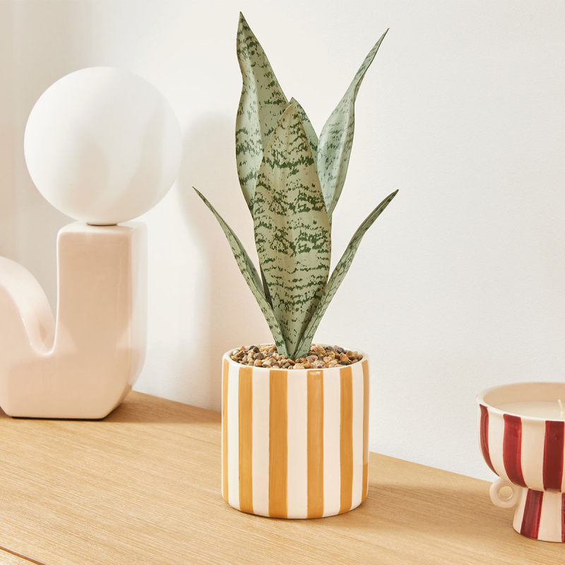 Τεχνητό Φυτό Σε Γλάστρα (Φ11.5x38) A-S Cheri 210126 Yellow