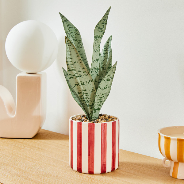 Τεχνητό Φυτό Σε Γλάστρα (Φ11.5x38) A-S Cheri 210126 Red