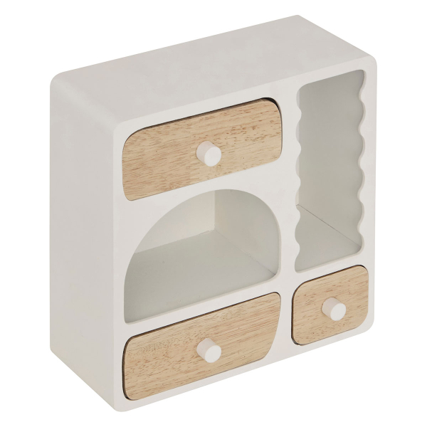 Μπιζουτιέρα Με Συρτάρια (23.8x11x23.8) A-S Cheri 211538 White