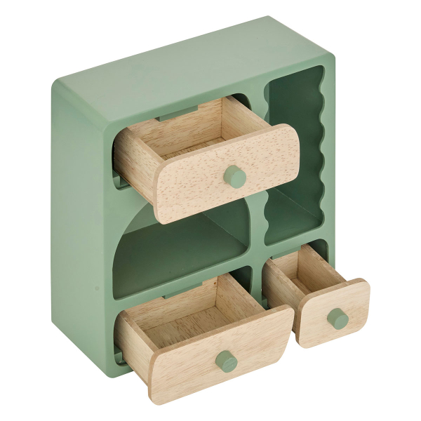 Μπιζουτιέρα Με Συρτάρια (23.8x11x23.8) A-S Cheri 211538 Green