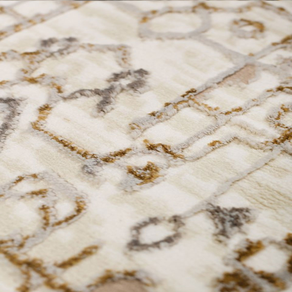 Χαλί (240x300) Βιοκαρπέτ Senbrun 9311A White/Gold