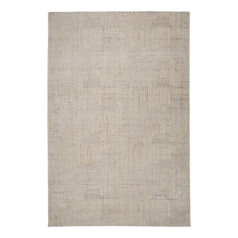 Χαλί (160x230) Βιοκαρπέτ Senbrun 9310A White/Cream