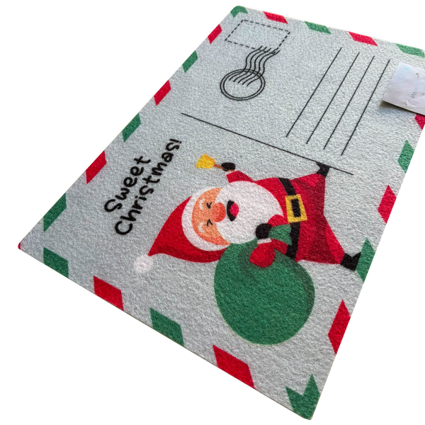 Χριστουγεννιάτικο Πατάκι Εισόδου (40x60) Pol Rugs & Mats Season Santa Postcard