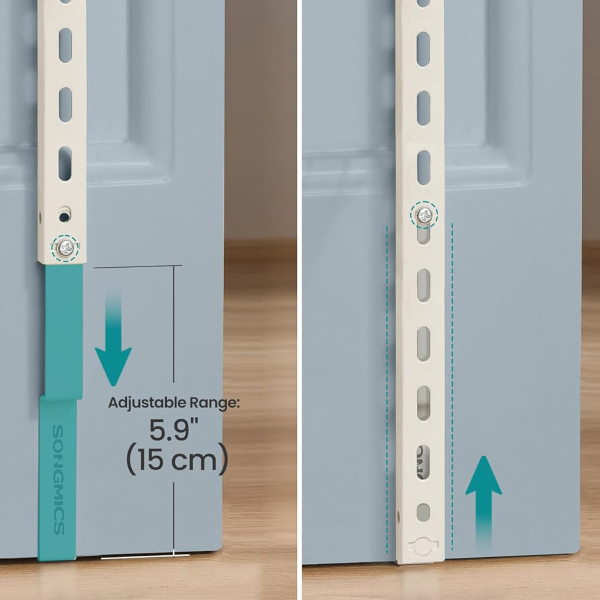 Ραφιέρα Οργάνωσης Πόρτας/Τοίχου 8 Θέσεων (42.9x12.6x210.3) Songmics KCS047W01