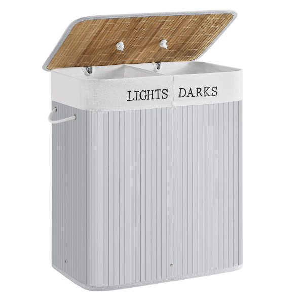 Καλάθι Απλύτων 2 Θέσεων (52x32x62.5) Songmics LCB064G03