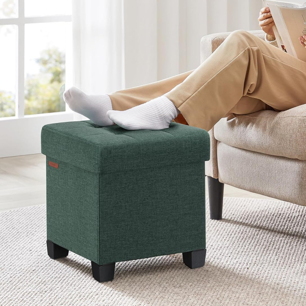 Σκαμπό Με Αποθηκευτικό Χώρο (38x38x40) Songmics LSF014C01