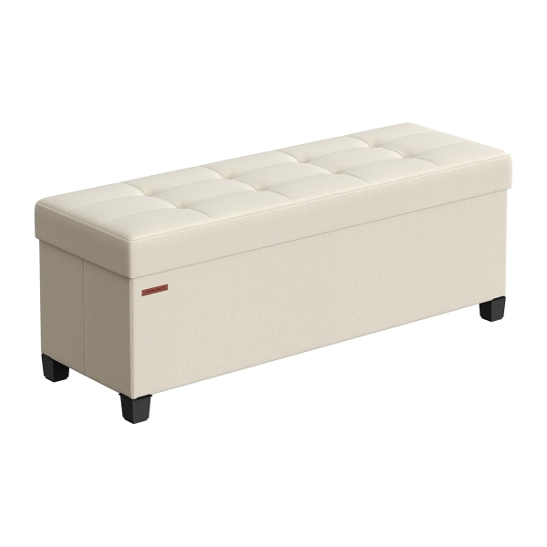 Ταμπουρέ Με Αποθηκευτικό Χώρο (110x38x40) Songmics LSF018W01