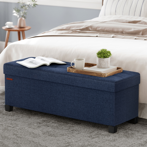 Ταμπουρέ Με Αποθηκευτικό Χώρο (110x38x40) Songmics LSF018I01