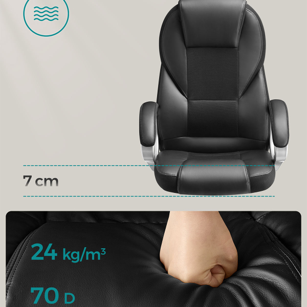 Καρέκλα Γραφείου (70x70x122) Songmics OBG22B