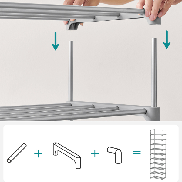 Παπουτσοθήκη 20 Θέσεων (45x30x174) Songmics LSA025G02