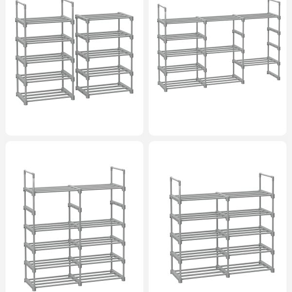 Παπουτσοθήκη 20 Θέσεων (45x30x174) Songmics LSA025G02