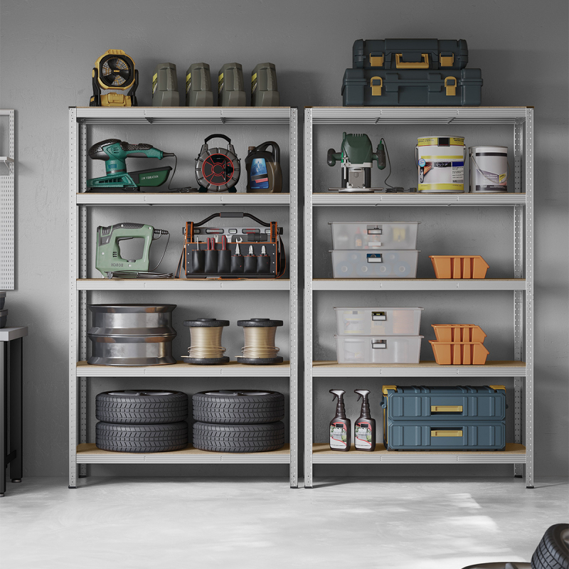 Μεταλλική Ραφιέρα Δαπέδου 5 Θέσεων (120x60x200) Songmics GLR060E01