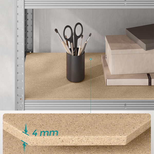 Μεταλλική Ραφιέρα Δαπέδου 5 Θέσεων (120x60x200) Songmics GLR060E01