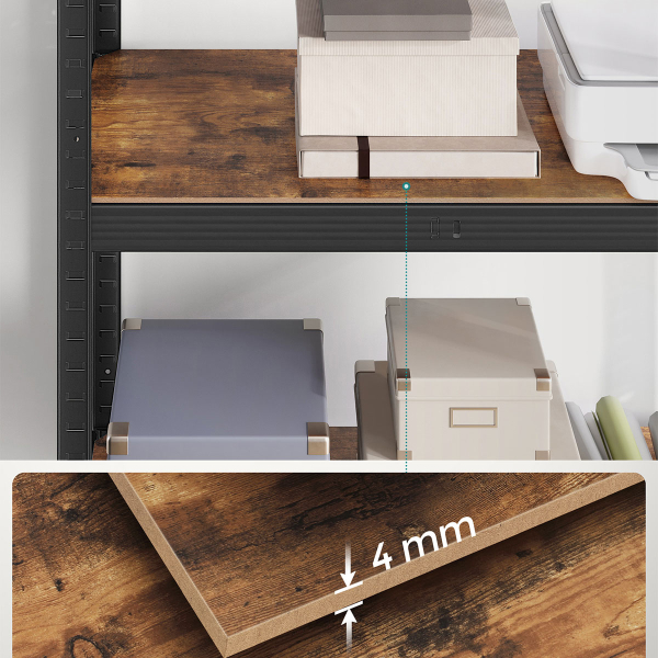 Μεταλλική Ραφιέρα Δαπέδου 5 Θέσεων (90x40x180) Songmics GLR040B11