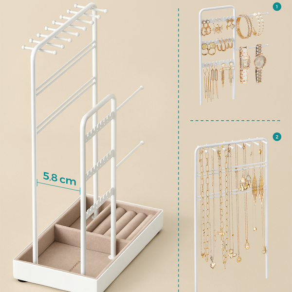Σταντ Κοσμημάτων (19.6x11.5x30.8) Songmics JJS021W01V1