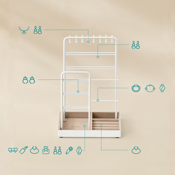 Σταντ Κοσμημάτων (19.6x11.5x30.8) Songmics JJS021W01V1